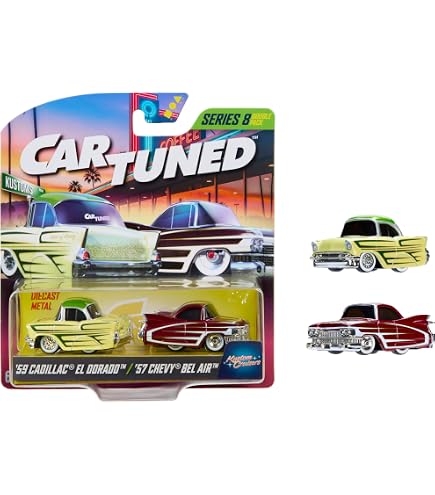 CarTuned Series 1-8 Pack, Diecast Vehicle, Ages 6+ Years : Amazon